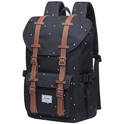 KAUKKO Laptop Outdoor Backpack, Traveling Rucksack Fits 15.6 Inch Laptop(5-7-Blackpoint) - color: 5-7blackpoint