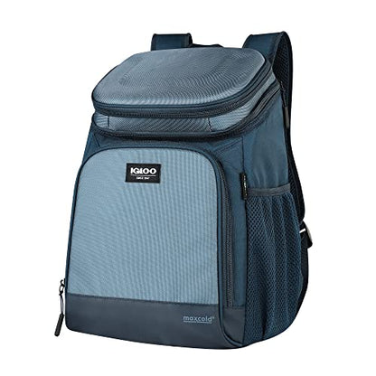 Igloo Backpack Coolers | Insulated Soft Sided Cooler Bag - color: Evergreen 18-Can