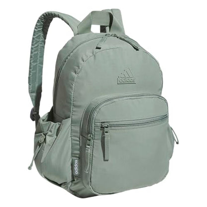 adidas Weekender Backpack – Small Lightweight Everyday Bag, 19L, Silver Green/1, OSFA - color: Silver Green/1