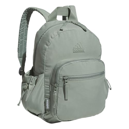 adidas Weekender Backpack – Small Lightweight Everyday Bag, 19L, Silver Green/1, OSFA - color: Silver Green/1
