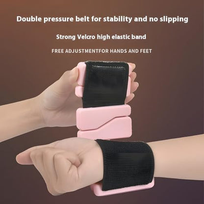 Adjustable Wrist & Ankle Bangles Set | 2 lbs for Man and Woman (1lb Each Arm/Leg Weight) for Home Fitness, Jogging, Yoga, Swimming, Pilates, Cycling & Toning - color: Green