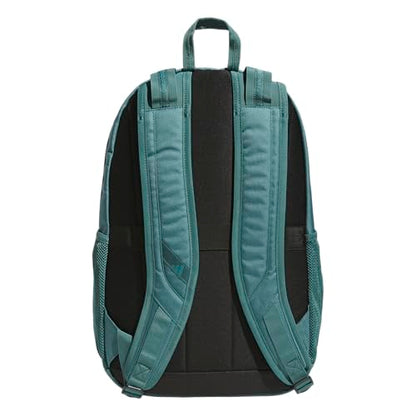 adidas Prime 7 Backpack for Laptop, School and Travel, 37L - color: Preloved Teal Green/Black
