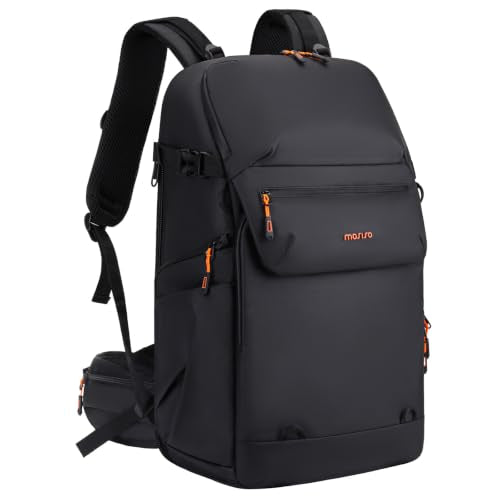 MOSISO Camera Backpack, DSLR/SLR/Mirrorless Large Camera Bag, Black