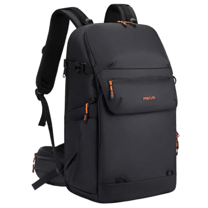 MOSISO Camera Backpack, DSLR/SLR/Mirrorless Large Camera Bag, Black