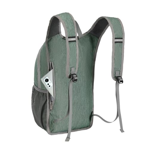 SKYSPER 10L Hiking Backpack, Foldable & Packable Lightweight Daypack for Travel, Collapsible Small Compact Hiking Backpack for Women & Men, Green - color: Green