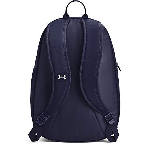 Under Armour Hustle Sport Backpack - color: Midnight Navy (410)/Metallic Silver
