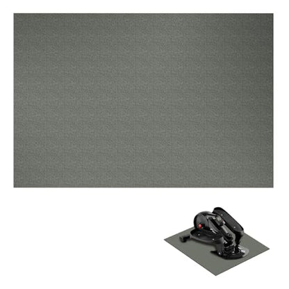 Double Non-Slip Workout Mat for Ellipse Leg Exerciser, Ellipse Machine Mat, Exercise Mat for Under Desk Ellipticals, Suitable for Electric Seated Foot Pedal Exerciser, 23.6" × 19.7" - size: 19.7"L x 23.6"W x 0.1"Th