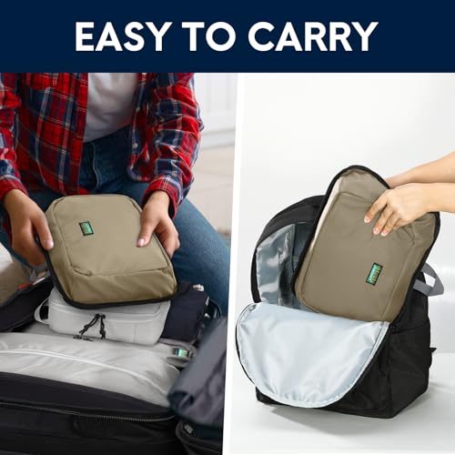 Haimont Duffel Backpack Bag 50L Water Repellent Sports Gym Bag Foldable Men Women with Shoe Compartment for Travel Hiking Camping Outdoor, Upgrade, Khaki - color: Khaki