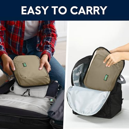 Haimont Duffel Backpack Bag 50L Water Repellent Sports Gym Bag Foldable Men Women with Shoe Compartment for Travel Hiking Camping Outdoor, Upgrade, Khaki - color: Khaki
