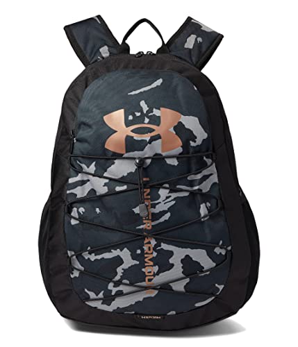 Under Armour Hustle Sport Backpack - color: (015) Black / Black / Metallic Light Copper
