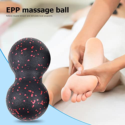 Fitness Ball Double Lacrosse Massage Mobility Peanut for Self-Myofascial Release Deep Tissue Yoga - size: Australia