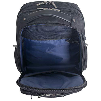 Kenneth Cole Reaction ProTec Travel Business Backpack 17" Laptop Computer TSA Checkpoint-Friendly Bookbag With USB Port, Black - style: Backpack