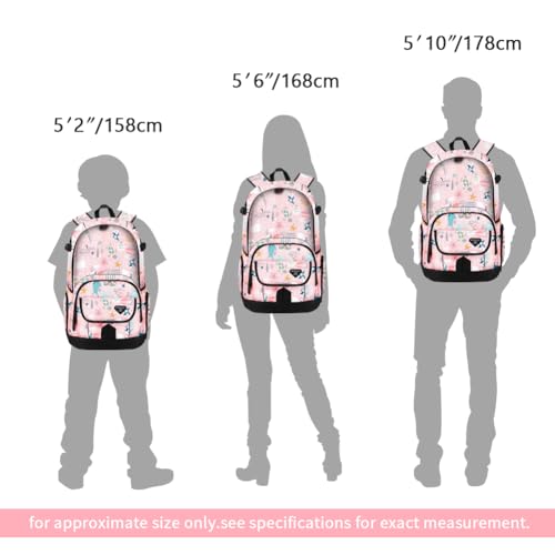 rickyh style School Backpack Travel Bag for Men & Women Lightweight College Back Pack with Laptop Compartmen - color: 04fhdsj