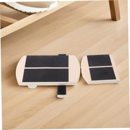 STOBAZA Wooden Calf Stretch Board for Dancers Balance Trainer for One-legged Exercises Portable Foot Strengthener and Ankle Stability Device for Home Gym Use