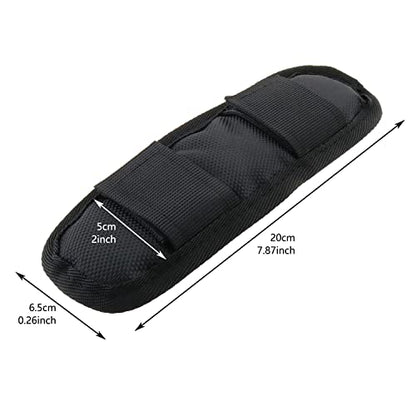 Shoulder Strap Pad Black Removable Luggage Bags Shoulder Strap Pads Fastener Cushions for Bag Backpack Satchel