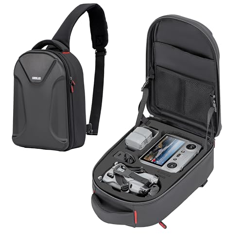STARTRC Mini 5 Pro Case,Waterproof Hard Carrying Backpack, Large Drone Bag Fits 11 Inch Laptop, Travel Backpack Compatible with DJI Mini 5 Pro, RC 2/ RC-N Controller, Fly More Combo and Accessories