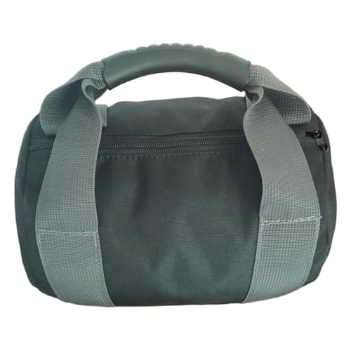 Kettlebell Sandbag Bag Only with Handle - Sand Weights Bag for Functional Fitness, Boxing, Bodybuilding (Sand Not Included) - color: Gray