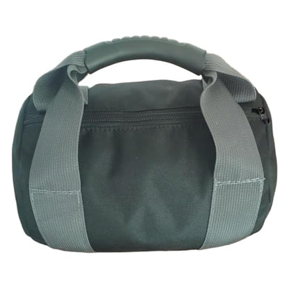Kettlebell Sandbag Bag Only with Handle - Sand Weights Bag for Functional Fitness, Boxing, Bodybuilding (Sand Not Included) - color: Gray