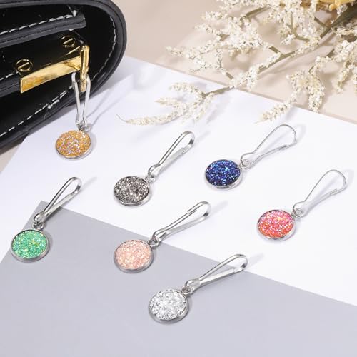 uxcell Zipper Pulls Charm, Zipper Pull Replacement Repair Zip Head Handle for Luggage Clothing - color: Silver