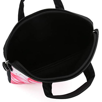 RICHEN 17 inch Laptop Shoulder Bag Carrying Case PC Cover Pouch with Handle Fits 15.6/16/17/17.3/17.4 inch Notebook (16-17.3 inch, Pink Butterfly) - color: Pink Butterfly