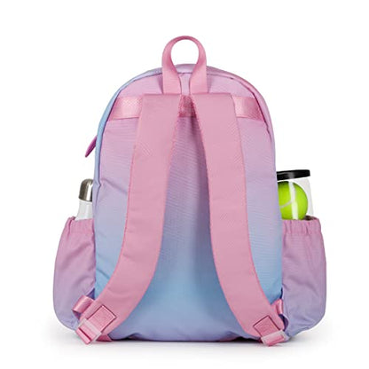 Ame & Lulu Kids Big Love Tennis Backpack - color: Pink & Blue Sorbet