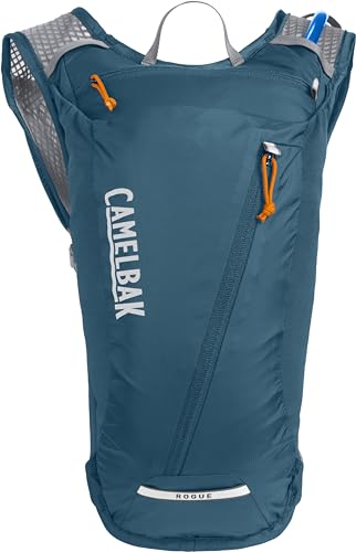 CamelBak Rogue Light 7 Hydration Backpack with Crux Reservoir, Lightweight Ventilated Design for Biking and Hiking - color: Moroccan Blue