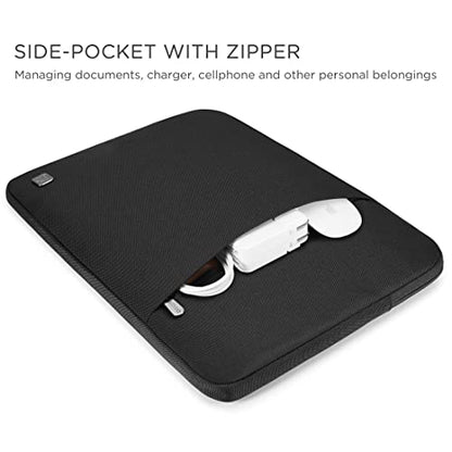 NIDOO Laptop Sleeve 10 Inch Tablet Carrying Case Bag Cover for 11" iPad Pro M4 M2/ 11" iPad Air M3 M2/ 10.9" 11" iPad / 10.2" iPad/ 10.5" 10.9" iPad Air/Surface Go 2 3/ Samsung Galaxy Tab A8 S8,Black - color: Black, size: 10.1 Inch