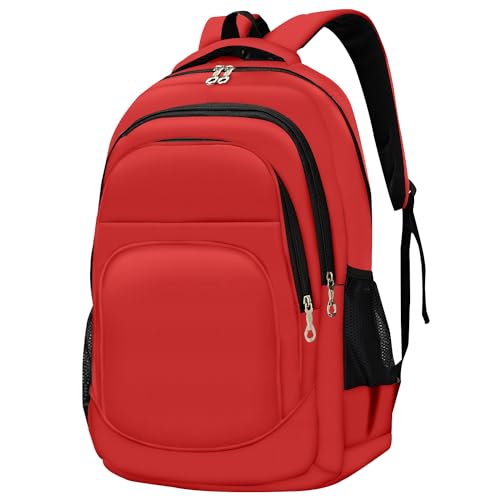 rickyh style Stylish Backpack: Multi-functional and Lightweight Bag for Travel, School, and Outdoor Activities - color: 007hongse