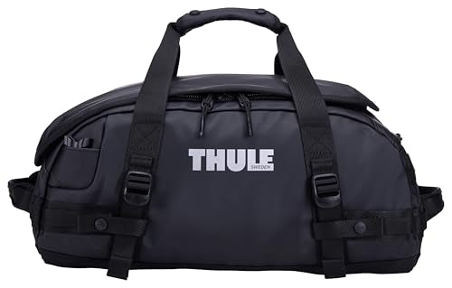 Thule Chasm Duffel bag, Weather-resistant materials, Easy packing, Converts to backpack, Internal pockets, Travel-ready - color: BLACK, size: 30L