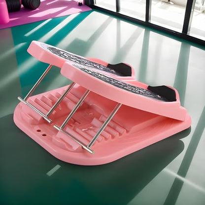 Calf Stretch Slant Board - Stepper Trainer for Fitness - 2 in 1 Foldable Tension Plate Stepper Trainer Fitness Exercise Wotkout Gym Home