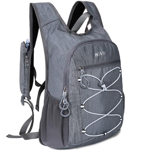 BOVIP 20L Hiking Backpack Lightweight Packable Hiking Daypack Small Travel Outdoor Foldable Shoulder Bag Gray - color: Gray 1