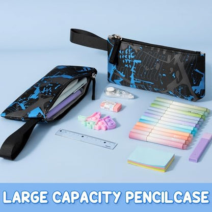 Fimibuke Backpack for School Boys, 3 PCS Cool Luminous Kids Backpacks with Lunch Box & Pencil Pouch, Toddler Teen Glow in The Dark Backpack Bookbag Schoolbag Set for Elementary to High School Students - color: Soccer