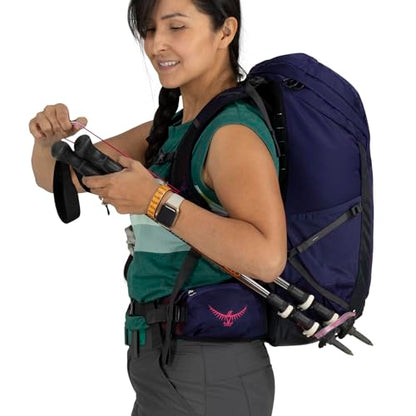Osprey Tempest 26L Women's Lightweight Hiking Backpack - Daypack for Travel & Camping, Deep Fig/Hotspot Pink - color: Deep Fig/Hotspot Pink, size: 26L
