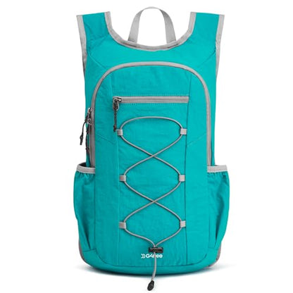 G4Free 20L Hiking Backpack Lightweight Daypack with Phone Pocket Small Packable Foldable Hiking Bag for Women Men, Peacock Blue - color: Peacock Blue
