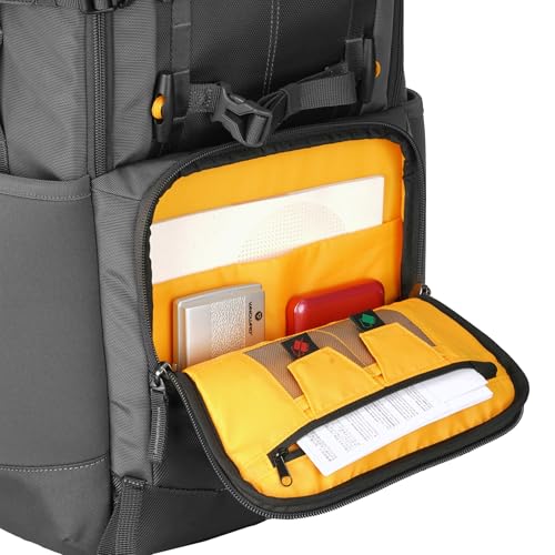 VANGUARD Alta Sky 52 Camera Backpack for DSLR or Mirrorless Camera with up to a 200-600mm lens, 20L Capacity, 16" Laptop Storage - size: Alta Sky 52