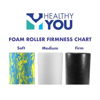 Low Density Soft/Medium Foam Physical Therapy Roller (36" Half Round) - size: 36" Half Round
