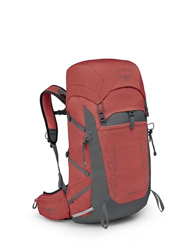 Osprey Tempest 33L Women's Lightweight Hiking Backpack - Daypack for Travel & Camping, Red Pampas/Coal Grey - color: Red Pampas/Coal Grey, size: 33L - Standard Fit