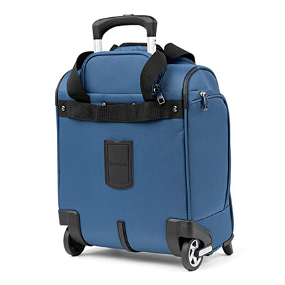 Travelpro Luggage Maxlite 5 Softside Lightweight Rolling Underseat Compact Carry on Upright 2 Wheel Bag, 15-Inch — Ensign Blue - color: Ensign Blue
