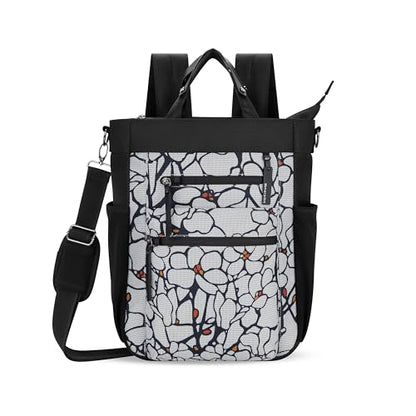 Sherpani Soleil, Anti Theft Convertible Backpack, 3 in 1 Tote, Crossbody Purse, 18L Travel Bag, Fits 13” Laptop (Sakura) - color: Sakura