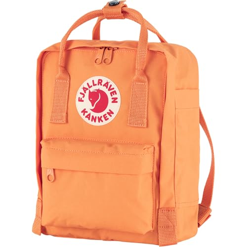 Fjällräven Kanken Mini Backpack - Compact Everyday Carry, Durable Vinylon Fabric - Travel - color: Sunstone Orange