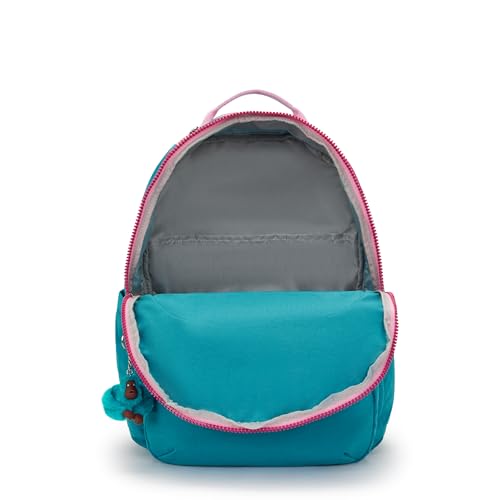 Kipling Women's Seoul Extra Large 17" Laptop Backpack, Durable, Roomy with Padded Shoulder Straps, Built-In Protective Sleeve - color: Striking Blue, size: 13.5''L x 17.75''H x 9''D