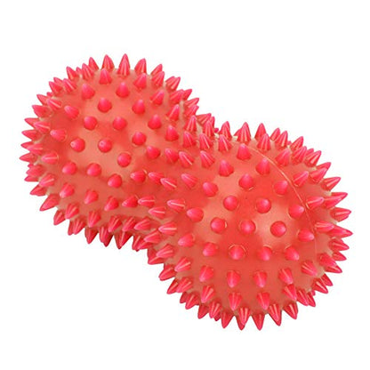 Spiky Massage Ball for Deep Tissue Massage, Myofascial Release, Foot for Home, Outdoors (red - color: Red