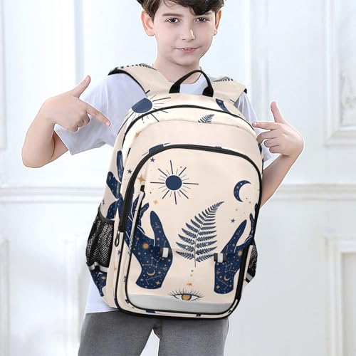ALAZA Moon Sun Stars Witchy Laptop Backpack Purse for Women Men Travel Bag Casual Daypack with Compartment & Multiple Pockets - color: Witchy