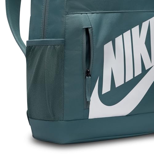Nike Unisex Kids' Classics Elemental Backpack (20L) | Boys and Girls - color: Mineral Slate/Orange/White