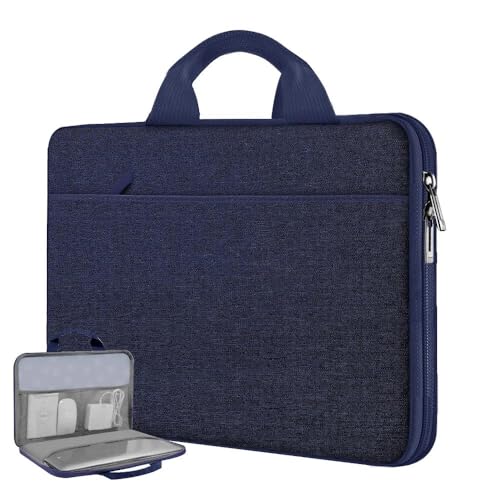 Hseok Laptop Case for MacBook Pro 14 inch TSA Sleeve Handbag,Blue - color: Blue