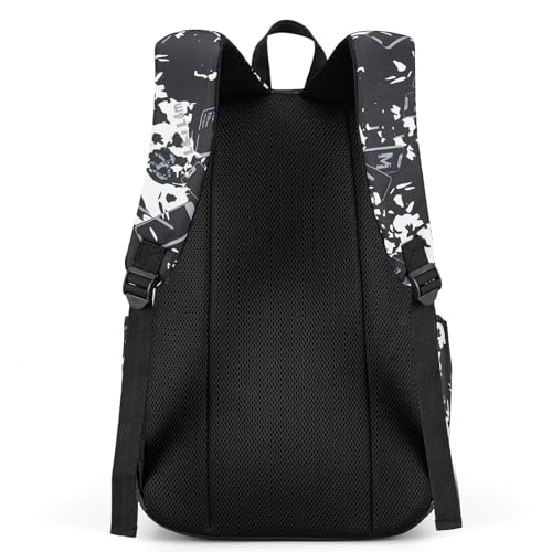Boys' Large School Backpack, for 8-16 Years Old, Elementary - High School (Technological gray, Large) - color: Technological Gray