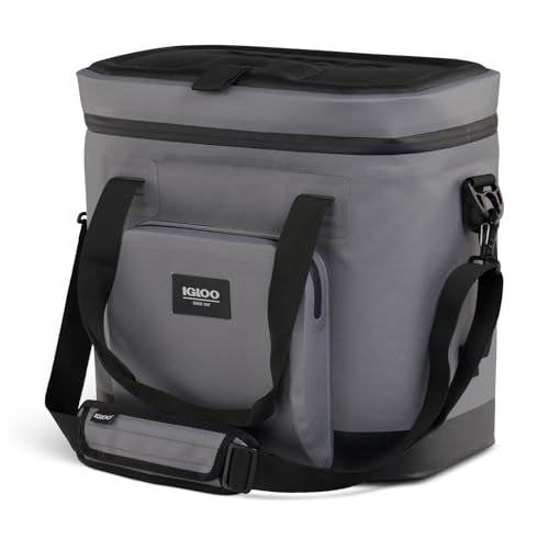 Igloo Trailmate Soft Sided Coolers | Portable Insulated Cooler Bag - color: 36-Can Carbonite