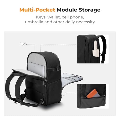 K&F CONCEPT Camera Backpacks for Photographers Travel Bag for Tripod Camera Lence Accessory with laptop compartment and Rain Cover Multi-Functional Camera Bags for Dslr Cameras