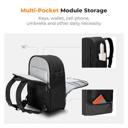 K&F CONCEPT Camera Backpacks for Photographers Travel Bag for Tripod Camera Lence Accessory with laptop compartment and Rain Cover Multi-Functional Camera Bags for Dslr Cameras