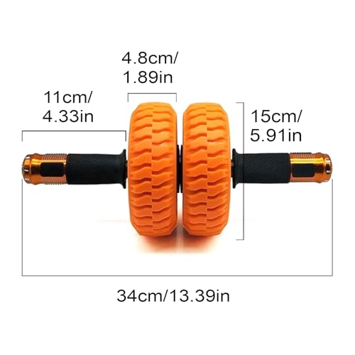 Ab Roller Wheel, With Non-Slip Design, 35x15x15cm, Core Exercise Wheel, Fitness Ab Trainer, Portable & Lightweight, For Men Women, Beginner, Fitness, Indoor,Outdoor Training